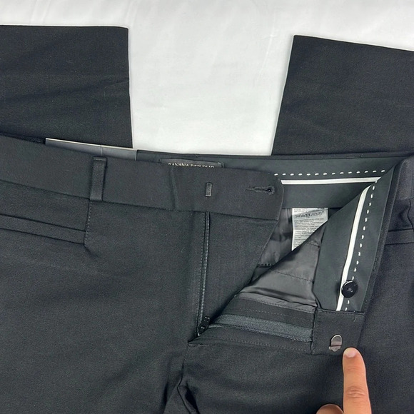 Banana Republic New Women’s 4 Classic Slim Sloan Black Ankle Pant - Picture 6 of 7